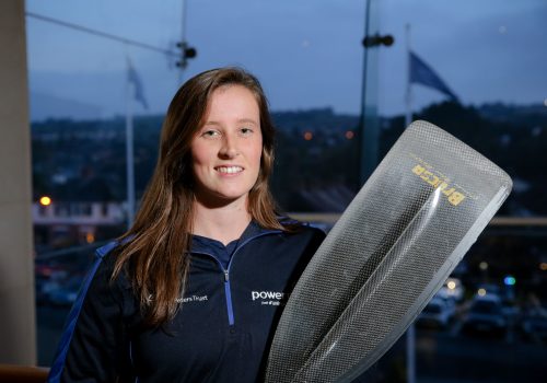 Star canoeist Afton Fitzhenry from Lisburn is one of three inspirational young athletes aiming to secure European, Commonwealth and Olympic achievements with support from Power NI’s partnership with the Mary Peters Trust.
