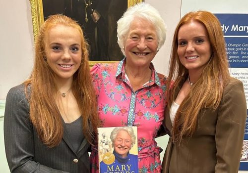 Erin and Anna with Mary1