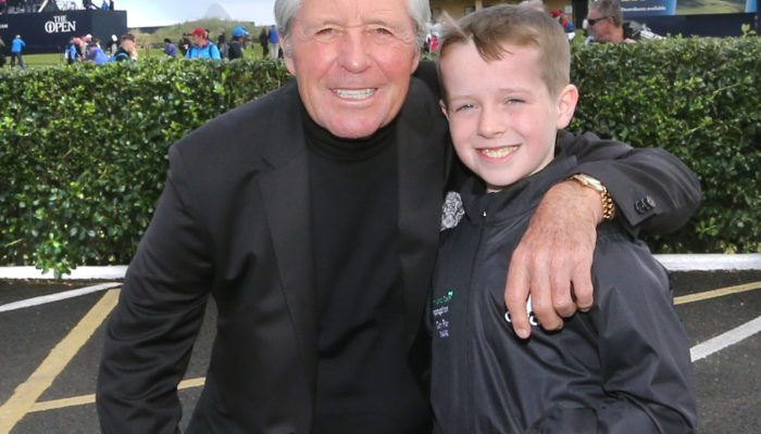 Harry O'Hara with Gary Player 2019